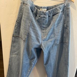 Madewell Pull-On Relaxed Jeans Size XXL never worn but washed